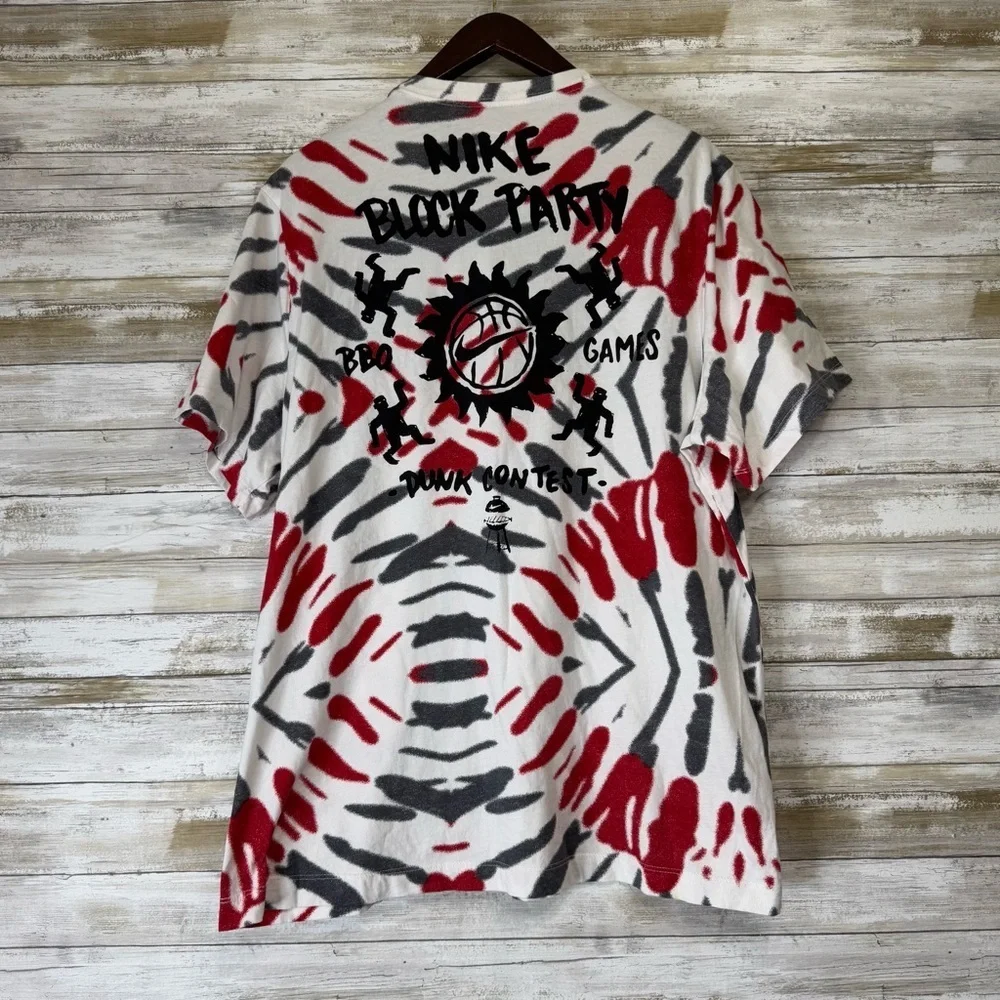 Nike Men’s Block Party Tie Dye T-Shirt size XXL